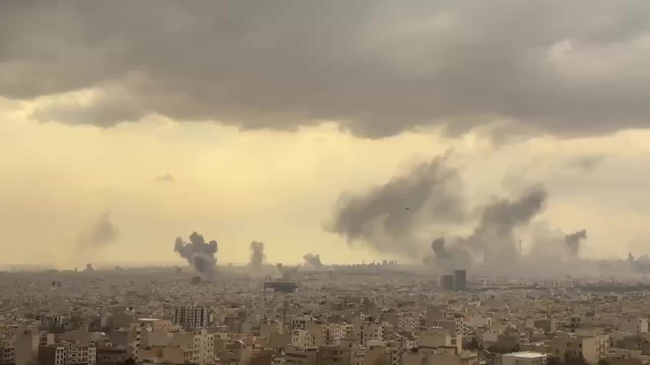 Israeli airstrikes across Tehran, Iran
