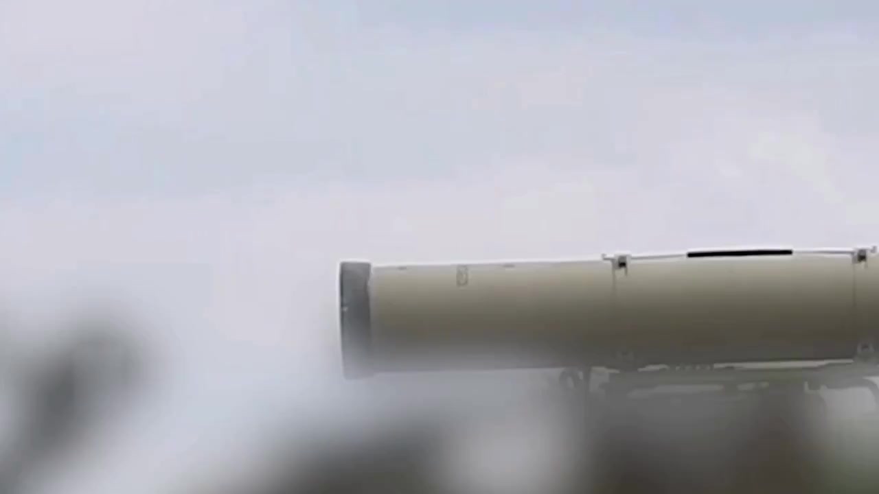 Hezbollah ATGM strike on Israeli Merkava in southern Lebanon