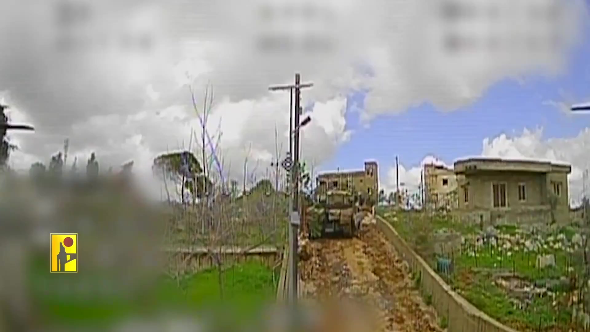 Hezbollah FPV pilots putting explosive-laden quadcopters through the rear...
