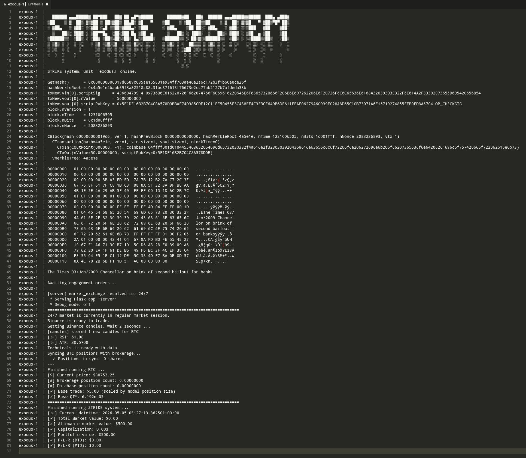 STRIKE System Exodus